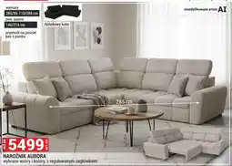 Merkury Market Narożnik Aurora z regulowanym zagłówkiem oferta
