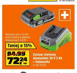 OBI Zestaw startowy akumulator + ładowarka Lux-Tools oferta