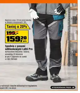 OBI Spodnie z pasami odblaskowymi Lahti Pro oferta