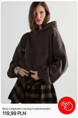 Cropp Bluza z kapturem i surowym wykończeniem Cropp oferta