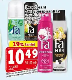 Prim Market Dezodorant Fa Fresh & Dry Green Tea oferta