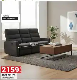 Merkury Market Sofa Belize z funkcją relax oferta