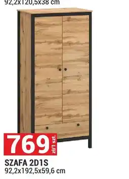Merkury Market Szafa 2D1S Palmer oferta