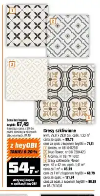 OBI Gresy szkliwione Arconia 29,8x29,8 cm oferta