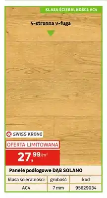 Leroy Merlin Panele podłogowe Dąb Solano Swiss Krono oferta