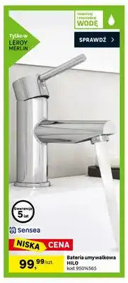 Leroy Merlin Bateria umywalkowa Hilo Sensea oferta