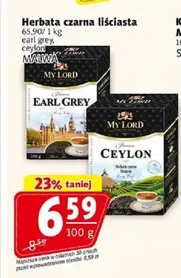 Prim Market Herbata czarna liściasta earl grey Malwa oferta
