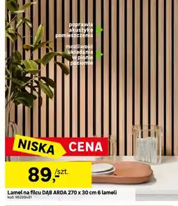 Leroy Merlin Lamel na filcu Dąb Arda 6 lameli oferta
