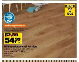 OBI Panele podłogowe Dąb Amadora oferta