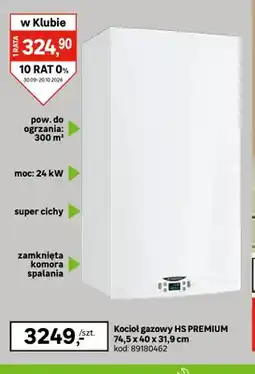 Leroy Merlin Kocioł gazowy Hs Premium Ariston oferta