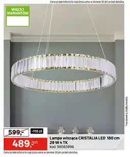 Leroy Merlin Lampa wisząca Cristalia LED 160 cm 4 Tk oferta