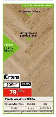 Leroy Merlin Panele winylowe Braga Artens oferta