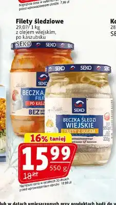 Prim Market Filety śledziowe z olejem wiejskim Seko oferta
