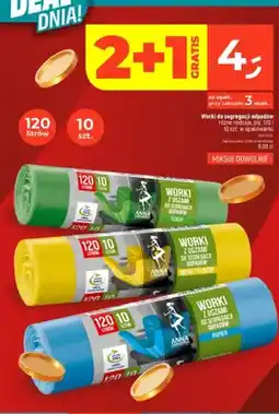 Dealz Worki do segregacji odpadów papier 120 l Anna Zaradna oferta