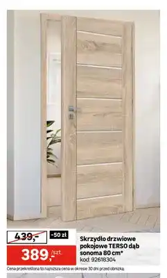 Leroy Merlin Skrzydło drzwiowe pokojowe Terso dąb sonoma 80 cm oferta