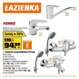 OBI Bateria wannowa Ferro oferta