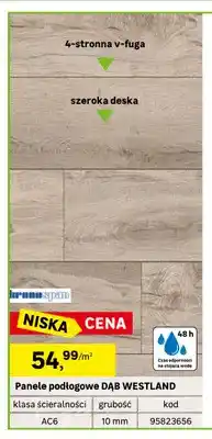 Leroy Merlin Panele podłogowe Dąb Westland Kronospan oferta