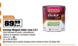 OBI Emulsja Magnat Kolor Love oferta