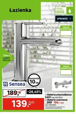 Leroy Merlin Bateria wannowa Sensea oferta