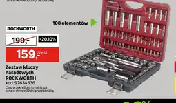 Leroy Merlin Zestaw kluczy nasadowych Rockworth 108 elementów oferta
