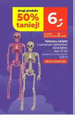 Dealz Kolorowy szkielet z ruchomymi elementami 37 cm oferta