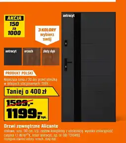 OBI Drzwi zewnętrzne Orzech oferta