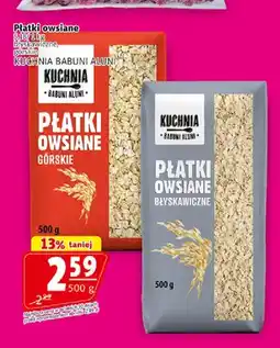 Prim Market Płatki owsiane górskie Kuchnia Babuni Aluni oferta