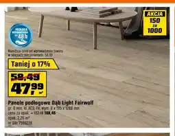 OBI Panele podłogowe Dąb Light Fairwolf oferta