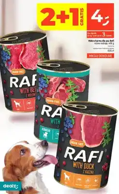 Dealz Mokra karma dla psa Rafi z wołowiną oferta