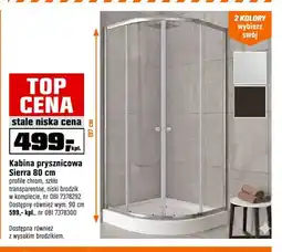 OBI Kabina prysznicowa Sierra 90 cm oferta