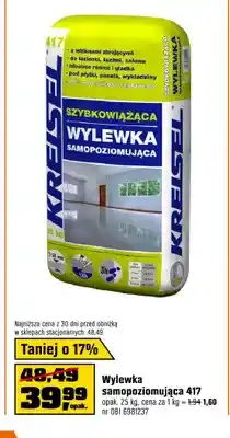 OBI Wylewka samopoziomująca 417 Kreisel oferta