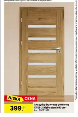 Leroy Merlin Skrzydło drzwiowe pokojowe Erebus dąb catania 80 cm oferta
