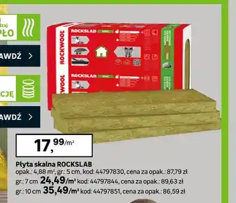 Płyta skalna Rockslab 5 cm Rockwool