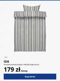 JYSK Komplet pościeli przędza Ida 140x200 cm oferta