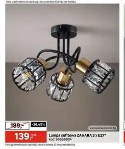 Leroy Merlin Lampa sufitowa Zahara 3 x E27 oferta