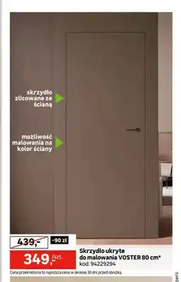 Leroy Merlin Skrzydło ukryte do malowania Voster 80 cm oferta