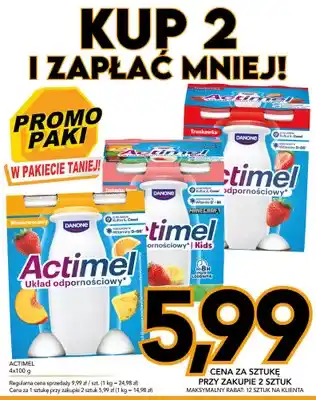 Actimel truskawka 4-pak