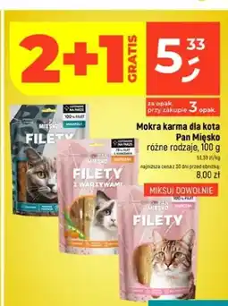 Dealz Mokra karma dla kota Filety z warzywami Pan Mięsko oferta