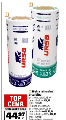 OBI Wełna mineralna Ultra oferta