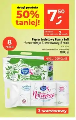 Dealz Papier toaletowy Bunny Soft 3-warstwowy 8-pak oferta