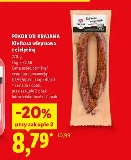 Lidl Kiełbasa Pikok oferta