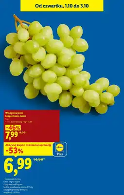 Lidl Winogrona oferta