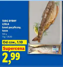 Lidl Łosoś Targ rybny Lidla oferta