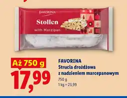Lidl Strucla z nadzieniem Favorina oferta