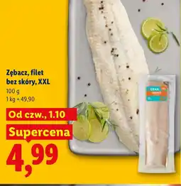 Lidl Zębacz filet oferta