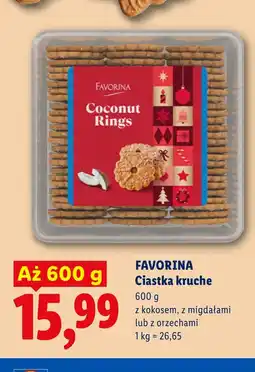 Lidl Ciastka Favorina oferta
