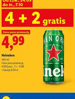 Lidl Piwo Heineken oferta
