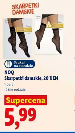 Lidl Skarpetki damskie Noq oferta