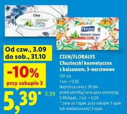 Lidl Chusteczki Floralys oferta
