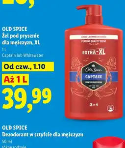 Lidl Żel pod prysznic Old Spice oferta